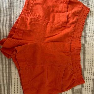 A New Day High Waist Orange Shorts